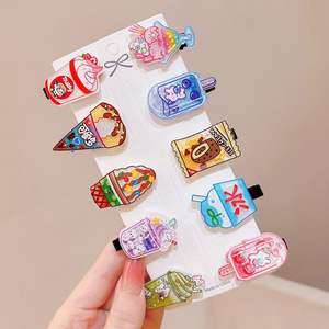 10 unids/set niños lindos accesorios para el cabello nuevos niños coreanos horquillas Color dulce gran oferta niñas peinados para regalos horquillas - Product Image 6