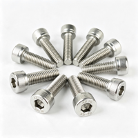 Vis à tête cylindrique à six pans creux en acier inoxydable 304 A2-70 résistant au sel pour projets de balustrades en verre