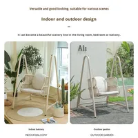 Chaise panier suspendue simple moderne berceau intérieur/extérieur chaise berçante en métal pour la maison loisirs cour balcon balançoire parc salle de sport