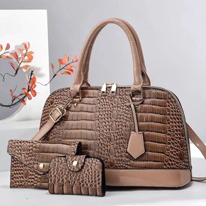 Fashion Purses and Handbags Set Women Bags Designer Ladies Shoulder Crossbody Bags for Women Clutch <b>Wallet</b> - Product Image 1