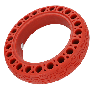 Pneu plein anti-crevaison rouge 60/70-6.5 de 10 pouces pour trottinette électrique G30 Max – Pièce de rechange - Product Image 4