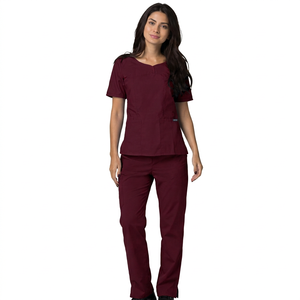 Professional Made Quick Dry Medical Women <b>Scrub</b> <b>Top</b> Custom Design 100% Cotton Needle Detection High Quality Seamless Hospital - Product Image 1