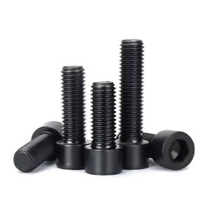 Parafuso Allen Hexagonal de Alta Resistência em Aço Liga Din912 Preto 12.9 M8*25 DIN 912 - Product Image 1