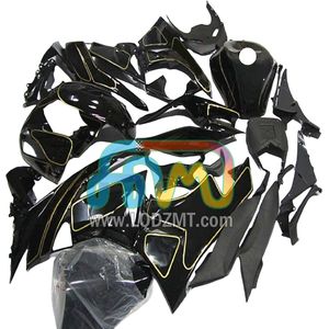 Inyección para <span class=keywords><strong>KAWASAKI</strong></span> <span class=keywords><strong>NINJA</strong></span> ZX 6R <span class=keywords><strong>636</strong></span> 6 R Negro dorado ZX-<span class=keywords><strong>636</strong></span> ZX6R 09 10 11 12 42LQ.87 ZX636 ZX-6R <span class=keywords><strong>2009</strong></span> 2010 2011 2012 Carenado - Product Image 1