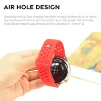 Bracelet en silicone respirant, imperméable et léger à boucle rapide avec trous d'aération pour Vivo IQOO Smartwatch 3/5/GT GT