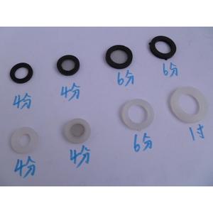 Sellos de Silicona Blancos de 4/6/1 Pulgadas, Juntas Planas de Malla Floral, Anillos de Sellado de Goma, Duraderos y Elegantes - Product Image 2