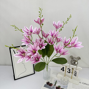Têtes de fleurs artificielles Qianxi Qianxi <span class=keywords><strong>Mulan</strong></span> de haute qualité, décoration artisanale pour Noël, fête des mères, nouvel an, remise de diplôme - Product Image 5