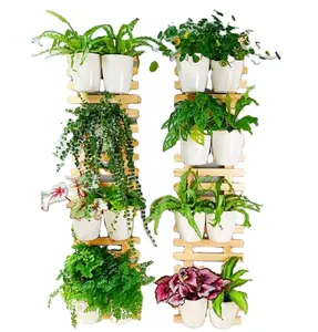 Caoxian Huashen Muurrooster Bloemenrek Binnen En Buiten Hangende Bloemen Plant Display Stand Voor Tuinhuis En Kwekerij