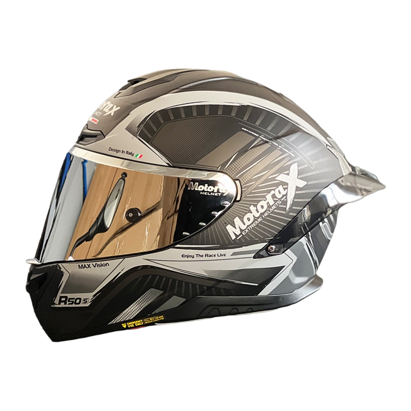 MOTORAX R50S Helmet - Dual Visor, All Seasons Protection