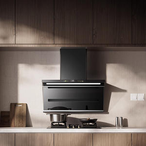 Campana extractora inteligente doméstica en forma de 7, de gran succión, para cocina, con escape superior tipo chimenea - Product Image 3