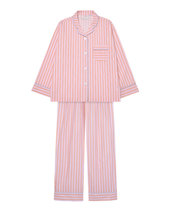 YUNCHIHigh qualità 2 pezzi Set casa Homewear <span class=keywords><strong>pigiama</strong></span> per le donne maniche rosa uomo verde estate <span class=keywords><strong>blu</strong></span> cotone OEM primavera - Product Image 2