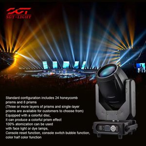 Prix direct usine <span class=keywords><strong>Lyre</strong></span> de scène à tête mobile Beam 295 à double prisme, pour DJ et discothèque, Mini Beam 295W Sharpy Light - Product Image 6