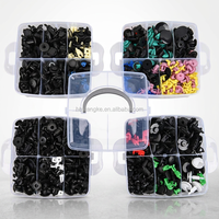Werkslieferung: 1295-teiliges Sortiment an Auto-Befestigungsclips und -Nieten, Nylon-Clips, Stiftclips, Stoßstangen-Kit