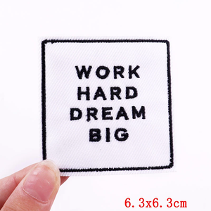 Dibujos animados dinosaurio letra <span class=keywords><strong>Ariel</strong></span> Cenicienta Castillo bordado tela parches Animal parche hierro-en parches para ropa - Product Image 4