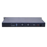 Routeur pare-feu MikroTik Pfsense 1U pour montage en rack, Intel Celeron 4417U double cœur, 10 ports LAN 2.5GbE RJ45, VPN, sécurité réseau, RouterOS 7