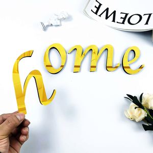 Letras Acrílicas Adhesivas de 20cm para Pared con Fuente Sonriente, Letras Minúsculas con Revestimiento Adhesivo, Herramienta de Decoración para Tiendas - Product Image 1