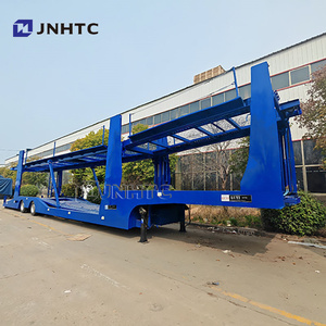 Prix usine 2 essieux voiture transporteur transporteur 8 unités voitures Semi camion <span class=keywords><strong>remorque</strong></span> avec ascenseur hydraulique voiture transporteur Semi <span class=keywords><strong>remorque</strong></span> - Product Image 2