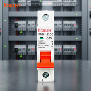 Автоматический выключатель KORLEN MCB, 1-полюсный, 500В, 6кА, DC, защита IP20, монтаж на DIN-рейку, оптовая продажа, для солнечных систем - Product Image 1