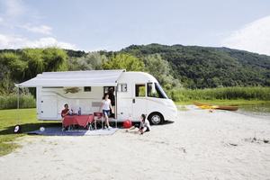 <span class=keywords><strong>Auvent</strong></span> <span class=keywords><strong>de</strong></span> voiture rétractable Soleflex Full Cassette Campers Factory, accessoires <span class=keywords><strong>de</strong></span> camping en plein air imperméables pour les voyages en famille - Product Image 5