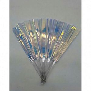 พัดมือพลาสติก PVC ขนาดใหญ่ สีม่วงสะท้อนแสง นีออน คุณภาพสูง ทนทาน พิมพ์ลายตามสั่ง ดีไซน์เท่ห์ รุ่นใหม่ล่าสุด - Product Image 4