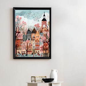 Kits de peinture au diamant 5D DIY SONGWOOART London Streets pour adultes, pour la décoration murale de la maison, peinture au diamant personnalisée - Product Image 1