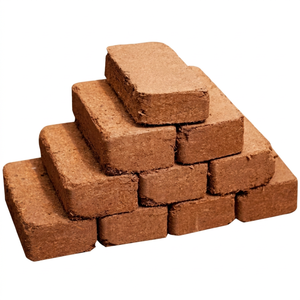 Bloque de Turba de Coco de Bajo Contenido de Cloruros (EC) de Primera Calidad al por Mayor, Medio de Cultivo Natural de Coco para el Acondicionamiento del Suelo y el Crecimiento Saludable de las Raíces - Product Image 1