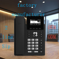 Einstiegs-HD-SIP-IP-Telefon mit PoE, Konferenzanrufen und sicherem TLS für Büro- und Hotelnutzung – kostengünstige VoIP-Lösung