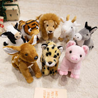 Fabricants de jouets en peluche d'animaux kawaii en gros, jouets en peluche d'animaux du zoo personnalisés, jouets en peluche mignons pour enfants