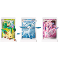 Set de Figuras Pokémon Dream Art 3.0 Eevee y Amigos, Estatua Pintada a Mano Aleatoria con Paquete de Cartas Coleccionables, Edición SC, Agosto 7