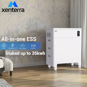Module de batterie au lithium-ion Xenterra Grade A LFP 5kw et onduleur tout-en-un système d'énergie solaire empilable de 48 volts - Product Image 1
