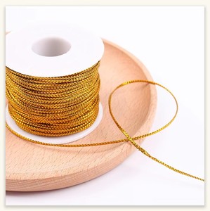 Vente flash - Fil en PP souple et durable de 1 mm, 50 m, en or et argent, pour la création artisanale, la fabrication de bijoux, l'emballage de cadeaux - Product Image 5