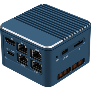 Zynshield Intel N100/N305 <strong>Mini</strong> PC - 4* M.2 NVMe Bays, 4* 2.5GbE Ports, All-Flash NAS/Soft Router, Ultra-Compact Design - Product Image 5