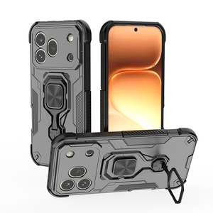 เคส Panther II สำหรับ Honor 600 <span class=keywords><strong>Pro</strong></span> แบบไฮบริด PC และ TPU 2 in 1 ป้องกันแรงกระแทก พร้อมขาตั้งวงแหวน สำหรับ Honor 600 400 <span class=keywords><strong>Pro</strong></span> 200 Lite - Product Image 1