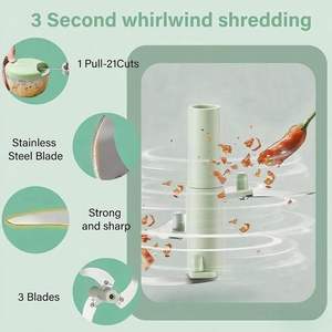 <b>Kitchen</b> Accessories Portable Household Portable Tabletop Detachable Vegetable <b>Mixer</b> Blender - Product Image 4