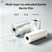 Película de Barrera Multicapa Coextruida Personalizada, Película Funcional Industrial de Alta Barrera para Envasado al Vacío de Alimentos en Rollo