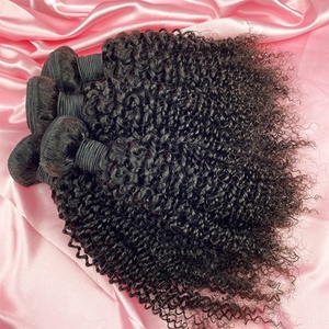 ผมต่อแบบหยิกฟูสไตล์มองโกเลีย ผมแท้แบบ Afro Kinky  แบบมัดเป็นช่อ  4A 4B 4C - Product Image 5