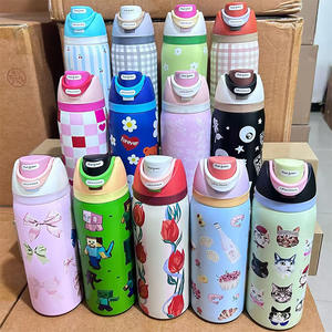 Nueva Taza de Regalo con Diseño de Frutas, Acero Inoxidable SS304, Portátil, Libre de BPA, Botella de Agua Aislada con Pajita para Beber - Product Image 2