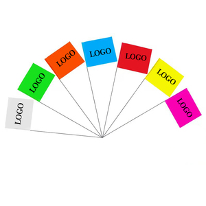 Meilleure vente de petits drapeaux de signalisation personnalisés pour l'extérieur de l'entreprise drapeaux de marquage en PVC pour l'enquête - Product Image 1