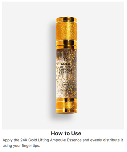 TWENTY KEI Ampolla Esencial Líquida Antiarrugas y Blanqueadora con Oro 24K para Uso Diario en el Hogar - Product Image 3