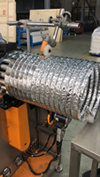 Machine de formage de conduits flexibles en aluminium de marque OHA HVAC Duct, modèle LR-600, économie d'énergie, 380V, garantie 5 ans