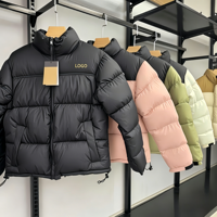 Veste d'hiver réversible en duvet de style gothique classique 1996 en PU personnalisé, grande taille, chaude, confortable et résistante au froid