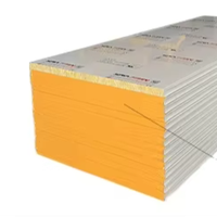Panneau sandwich en laine de roche avec joint languette et rainure en acier coloré, ignifuge classe A, pour murs modulaires et cloisons d'entrepôt