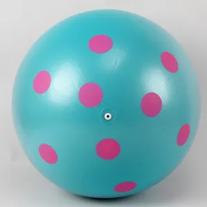 ลูกบอลออกกำลังกายขนาด45ซม.,บอลโยคะพิมพ์ลายจุดกลม