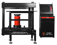 Automatic Concrete Manhole Cover Compression Tester 1000kN YYJG-1000, Hydraulic Servo for Cast Iron Resin Manhole Cover Testing