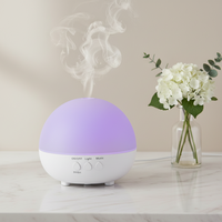 Diffuseur d'huiles essentielles électriques, humidificateur d'air ultrasonique, lumières LED, diffuseur d'arômes pour la maison, diffuseur d'arômes ultrasonique