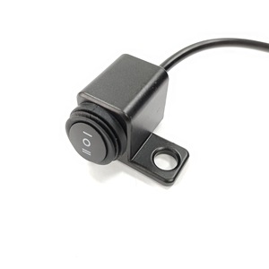 Motorcycle Three Position Spotlight <b>Switch</b> Aluminum Alloy <b>Waterproof</b> Toggle Left Right Hole For Rearview Mirror Headlight - Product Image 3