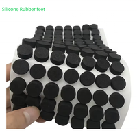 Échantillon RTS personnalisé coussin antidérapant en caoutchouc de silicone mat auto-adhésif pour protéger les coussins de table et de chaise de meubles