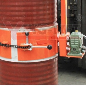 Lève-tambour Lift LM800, diamètre max. 585 mm, pour fûts d'huile en plastique de 200 litres, utilisation avec chariot élévateur et grue - Product Image 5