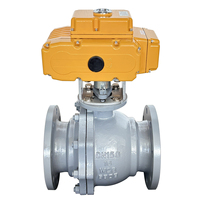 Vanne à boisseau sphérique excentrique WCB, Vanne d'eau manuelle, Raccord à bride résistant à l'usure, Haute température DN15-DN200 pour l'industrie lourde OEM