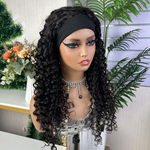 วิกผมแบบคาดศีรษะ ลอนลึก คุณภาพผมแท้ 100% ความหนาแน่นเต็มพิกัด - Product Image 3